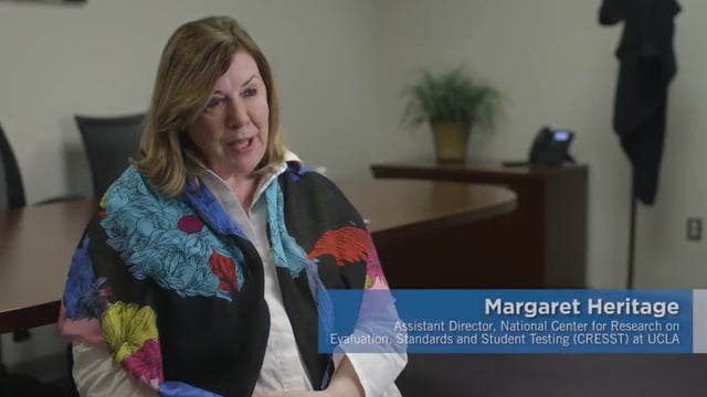 Video thumbnail for Interview Question 2–Margaret Heritage (2/13/17)